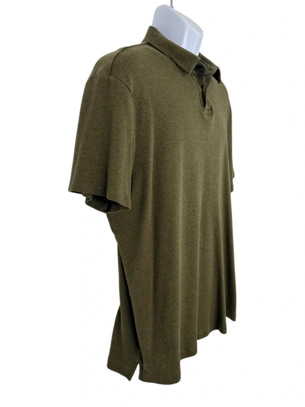 Banana Republic Polo Shirts XXL Lot 2 Green Grey Cotton Short Sleeve Casual